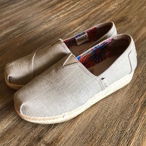 NWOT Sketchers Bobs wedge Espadrilles